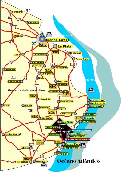 MAR CHIQUITA COMO LLEGAR